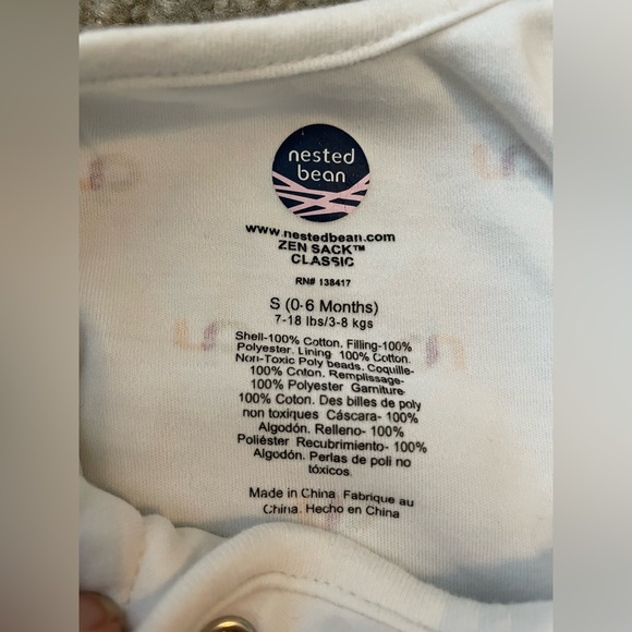 Nested Bean Weighted Zen Sleepsack - Picture 8 of 8